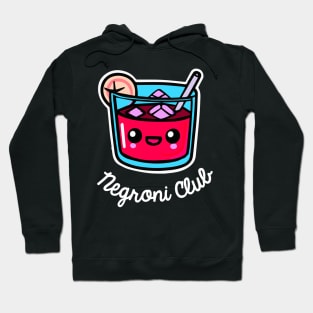 Cute Negroni Club Funny Bartender Retro Hoodie